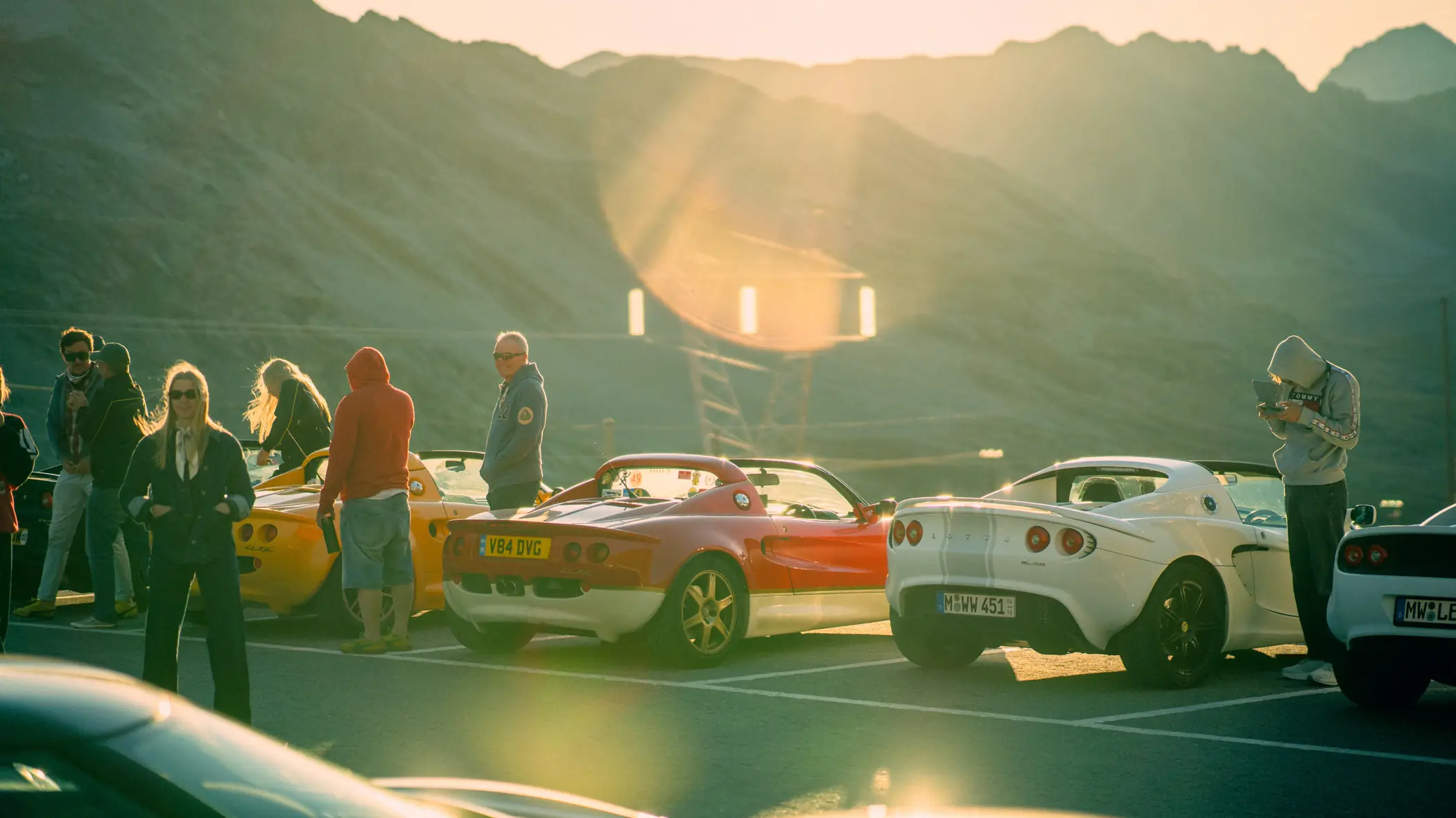 Stelvio Lotus meeting , Lotus car parked